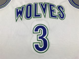 Timberwolves Classic White Basketball Jersey
