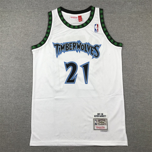 Timberwolves Classic White Basketball Jersey