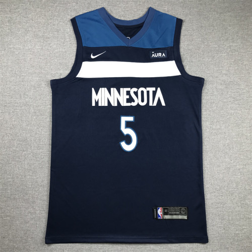 Timberwolves Blue Basketball Jersey