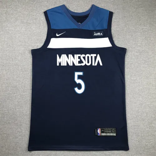 Timberwolves Blue Basketball Jersey
