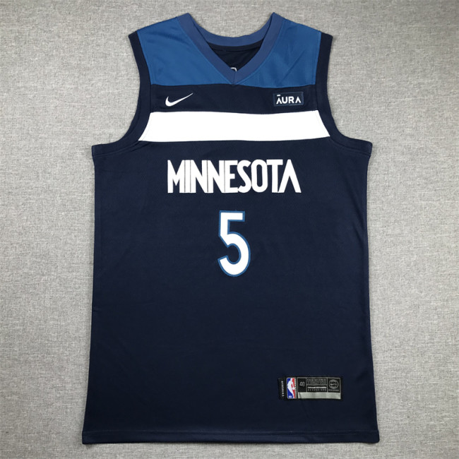 Timberwolves Blue Basketball Jersey