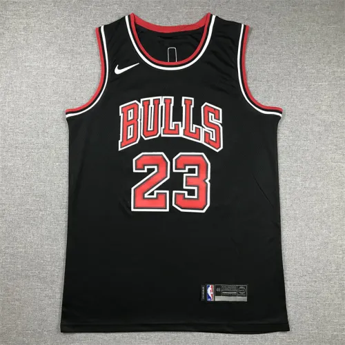 Bulls black basketball jersey