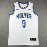 Timberwolves Classic White Basketball Jersey