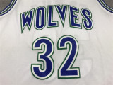 Timberwolves Classic White Basketball Jersey