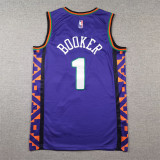 Suns 35 Purple City Edition Basketball Jersey