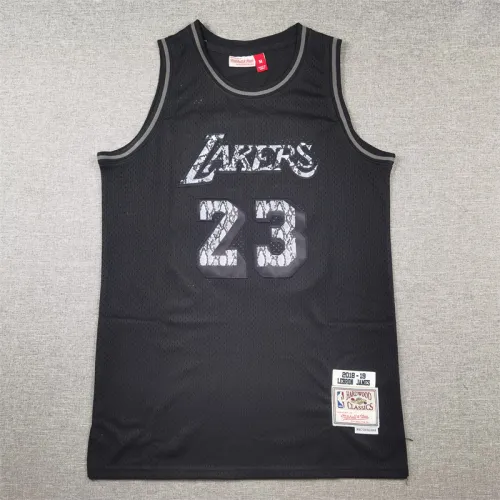 Lakers 23 Retro Snake Print Basketball Jersey