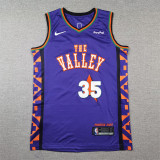 Suns 35 Purple City Edition Basketball Jersey