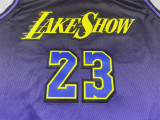 Lakers Purple City Edition Basketball Jersey