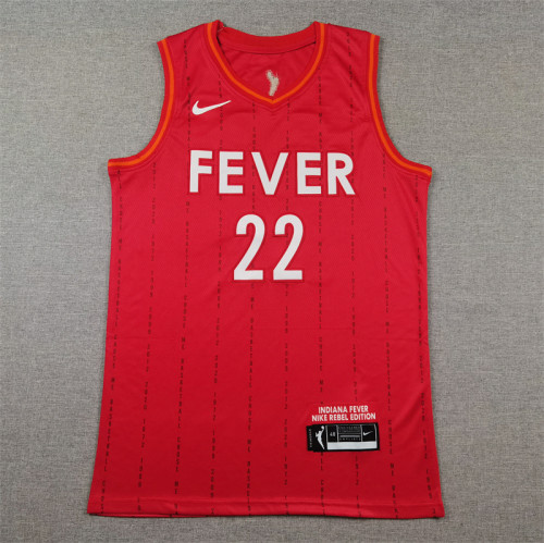 Indian Fever 22 Red Basketball Jersey