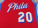 76ers 20 red basketball jersey