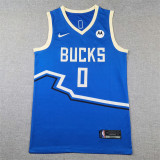 Bucks Blue City Edition Basketball Jersey