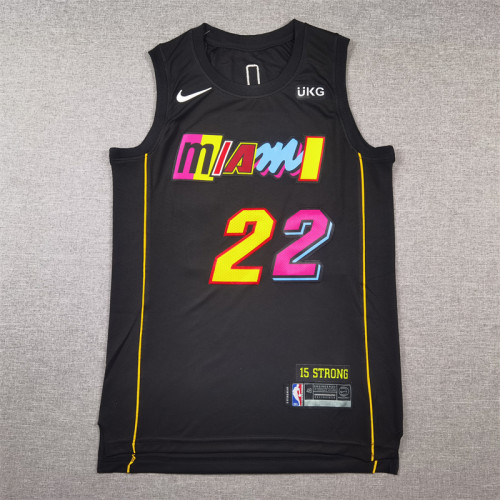 HEAT 22 Black City Edition Basketball Jersey