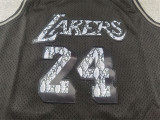 Lakers 23 Retro Snake Print Basketball Jersey