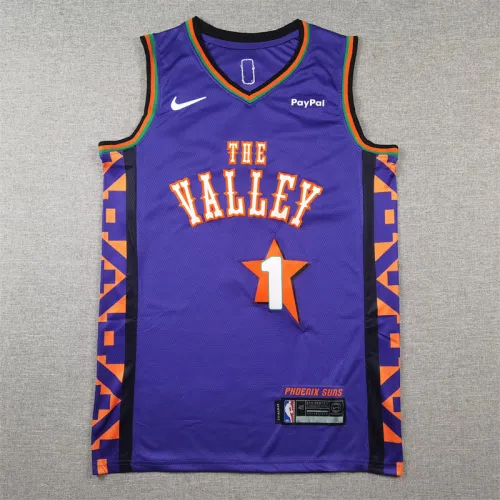 Suns 35 Purple City Edition Basketball Jersey