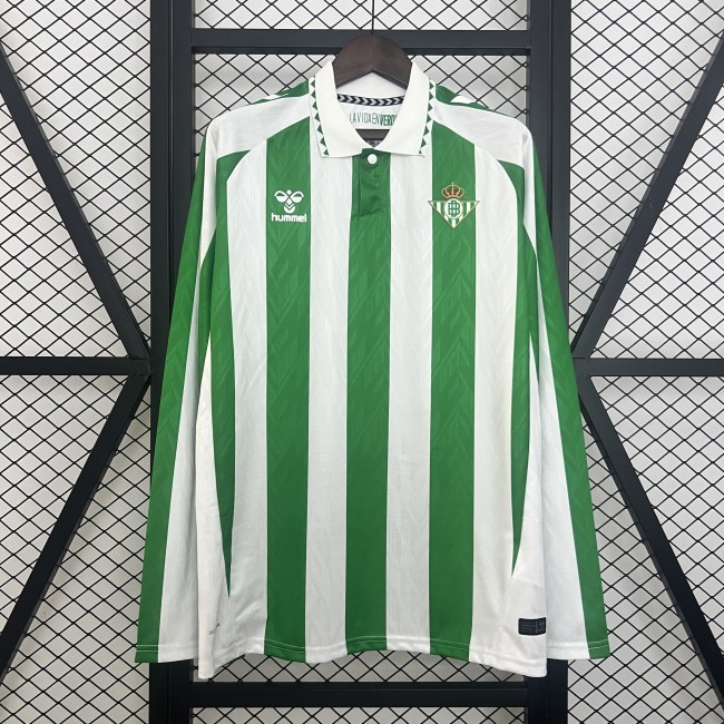 24/25 Long Sleeve Real Betis Home