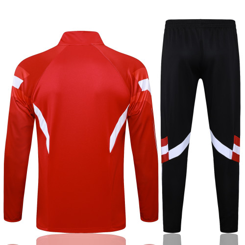 24/25 Bayern Munich Adult Tracksuits-RED