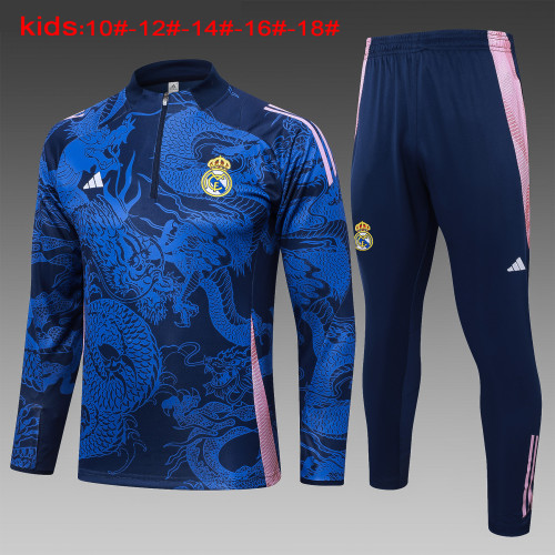 24/25 Real Madrid Kids Tracksuits