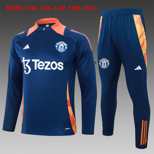 24/25 Manchester United Kids Tracksuits