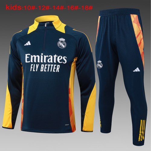 24/25 Real Madrid Kids Tracksuits