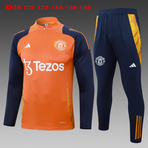 24/25 Manchester United Kids Tracksuits