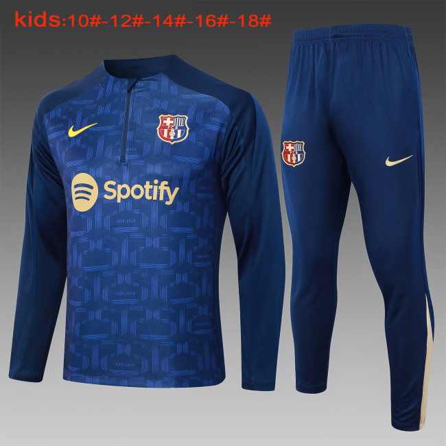 24/25 Barcelona Kids Tracksuits