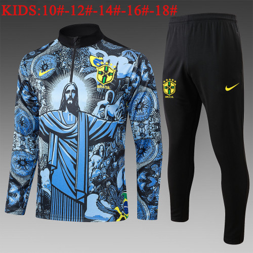 24/25 Brazil Kids Tracksuits Special Edition