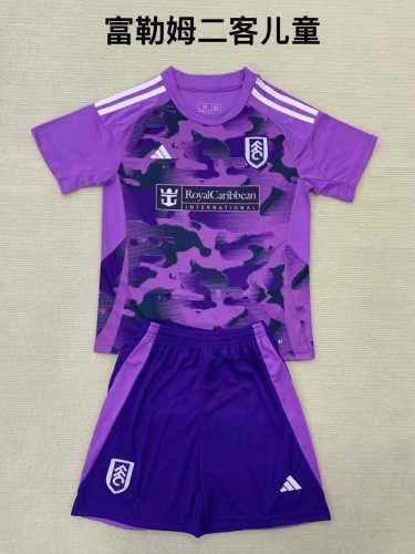 24/25 Fulham  Third Away Kids Kit