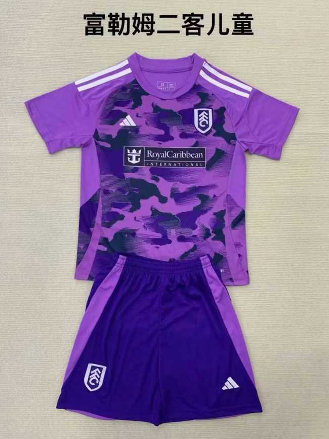 24/25 Fulham  Third Away Kids Kit