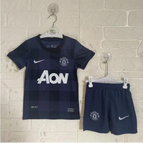 Retro 2013/14 Manchester United Away Retro Kids Kit