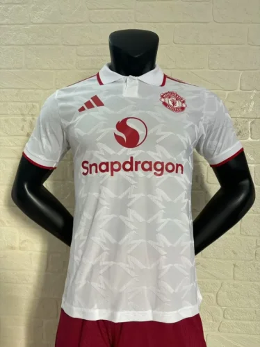 25/26 Manchester United White Player Jersey