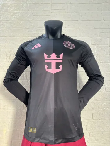 25/26 Inter Miami Away Man Player Version Long Sleeve Jersey