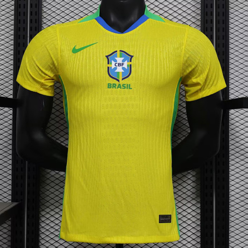Brazil Women's Team 2025 Copa America Home Player Version Man Jersey