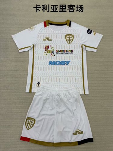 24/25 Cagliari  Away Kids Kit