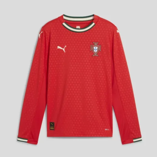 2025 Portugal Home Long Sleeve Man Jersey | Fan