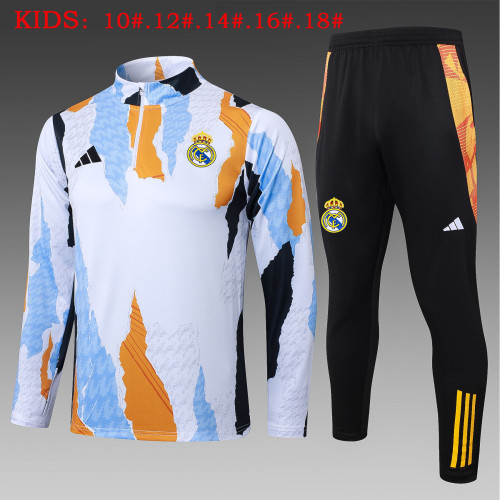 24/25 Real Madrid Kids Tracksuits