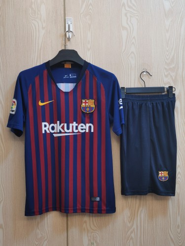 Retro 18/19 Barcelona Home Adult Uniform