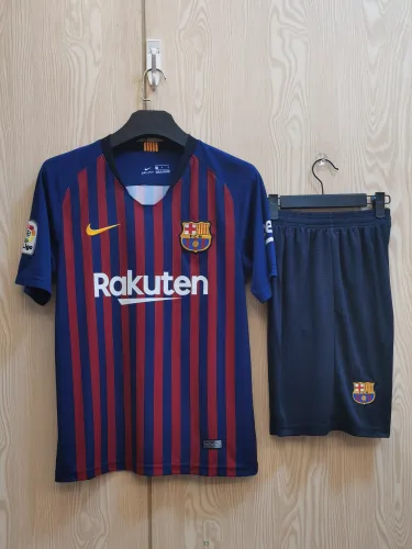 Retro 18/19 Barcelona Home Adult Uniform