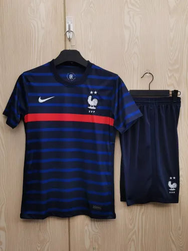 Retro 2020 France Home Adult Uniform