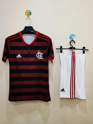 Retro 19/20 Flamengo Home  Adult Uniform