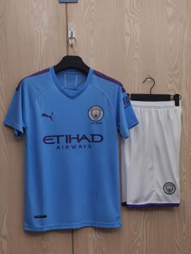 Retro 19/20 Manchester City Home Adult Uniform