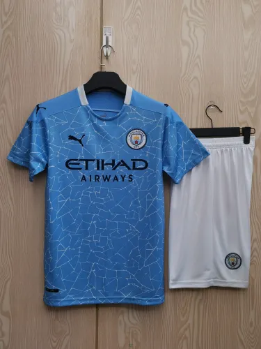 Retro 2021 Manchester City Home Adult Uniform