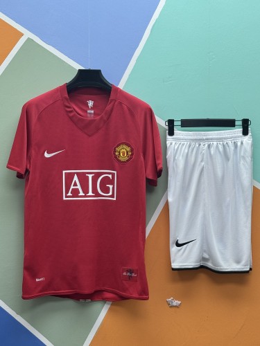 Retro 07/08 Manchester United  Home Adult Uniform