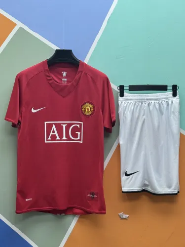 Retro 07/08 Manchester United  Home Adult Uniform