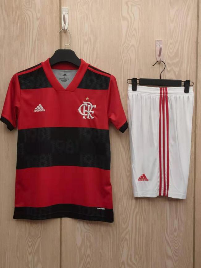 Retro 2021 Flamengo Home  Adult Uniform
