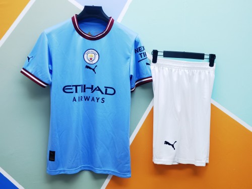 Retro 22/23 Manchester City Home Adult Uniform