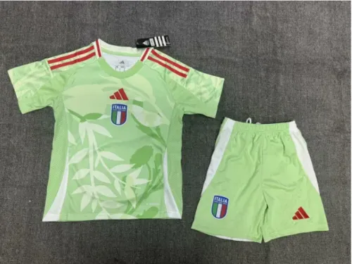 2025 Italy  Euro Women's Team Away Kids Kit