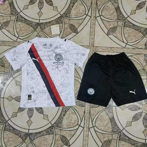 25/26 Manchester City Away Kids Kit