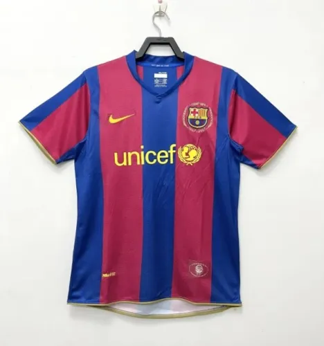 Retro 2007/08 Barcelona Home Jersey
