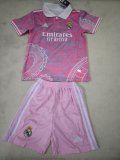 25/26 Real Madrid Pink  kids kit