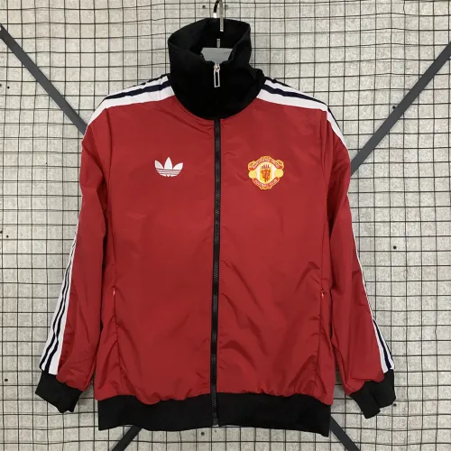 Retro Manchester United Windbreaker Jacket